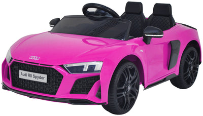 Licensed AUDI R8 Spyder 12V Children’s Ride On Car - MP3 - PINK