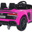Licensed AUDI R8 Spyder 12V Children’s Ride On Car - MP3 - PINK