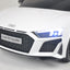 Licensed AUDI R8 Spyder 12V Children’s Ride On Car - MP3 - WHITE