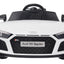 Licensed AUDI R8 Spyder 12V Children’s Ride On Car - MP3 - WHITE