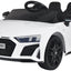 Licensed AUDI R8 Spyder 12V Children’s Ride On Car - MP3 - WHITE